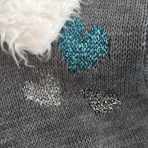 Christmas Vintage Teddy Bear Sweater Size Kids 5/6 - Picture 7 of 12